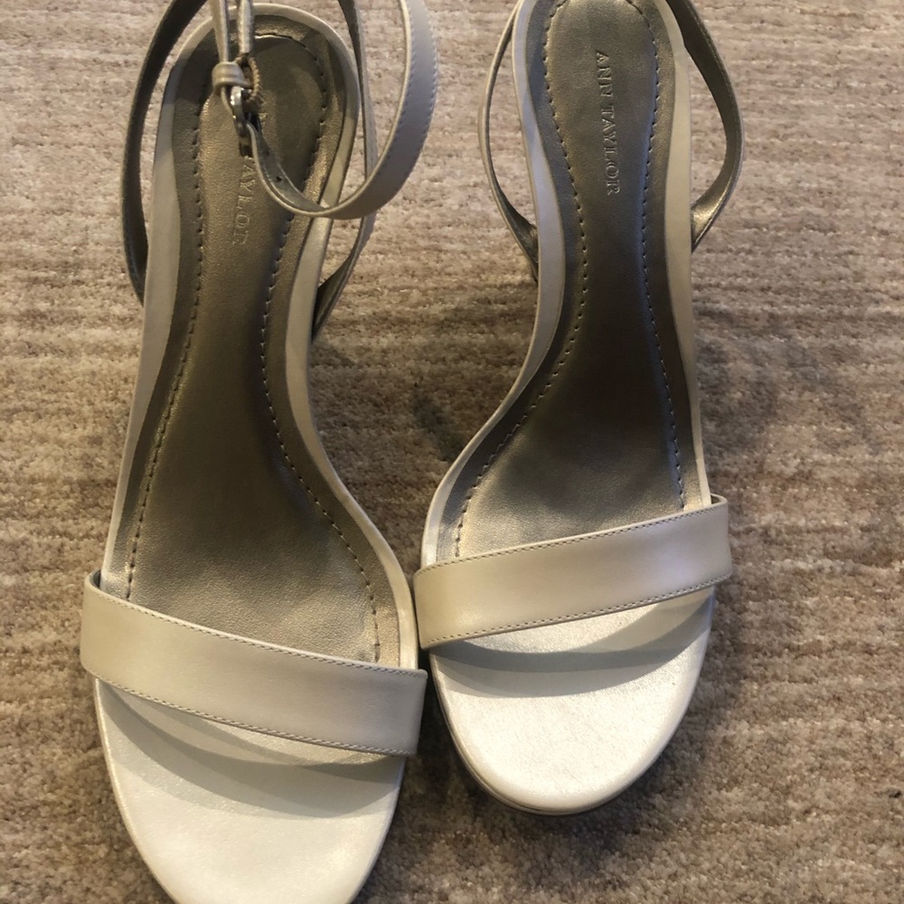 Ann Taylor Open Toe Espadrilles